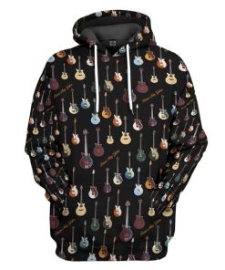 Gearhuman 3D Brian May Custom Hoodie Apparel GL10089 3D Custom Fleece Hoodies Hoodie S 