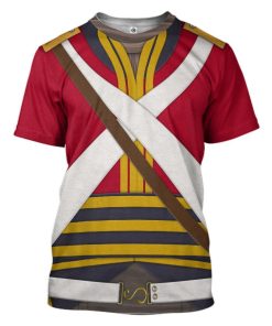 Gearhuman 3D British 2nd Heavy Dragoon Custom Tshirt Apparel GV190816 3D T-shirt T-Shirt S 