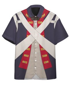 Gearhuman 3D British Foot Artillery Custom Short Sleeve Shirt GV171112 Short Sleeve Shirt Short Sleeve Shirt S 