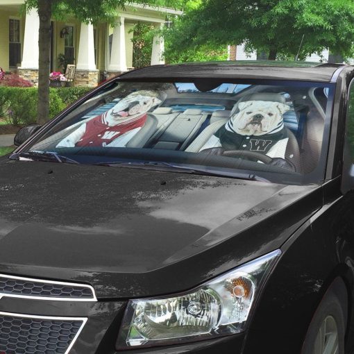 Gearhuman 3D Bulldog 12 Custom Car Auto Sunshade GV260827 Auto Sunshade