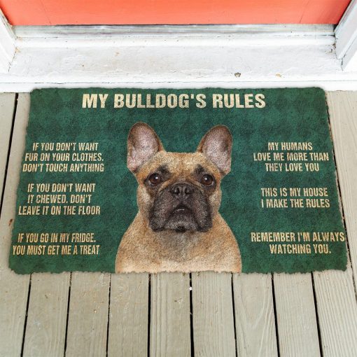 Gearhuman 3D Bulldog's Rules Doormat GK250123 Doormat