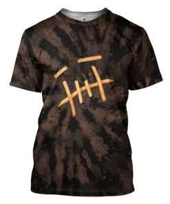Gearhuman 3D Cactus Jack Brown Tie Dye Custom Tshirt Apparel GW10095 3D T-shirt T-Shirt S 