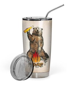 Gearhuman 3D Camfire Knowledge Custom Tumbler GB29125 Tumbler 20oz Short 