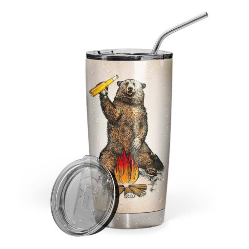 Gearhuman 3D Camfire Knowledge Custom Tumbler GB29125 Tumbler 20oz Short