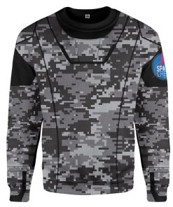Gearhuman 3D Camo Space Crew Spacesuit Custom Sweatshirt Apparel GN25084 Sweatshirt Sweatshirt S 