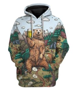 Gearhuman 3D Camping I Hate People Custom Fleece Hoodie Apparel GA04031 3D Custom Fleece Hoodies Hoodie S