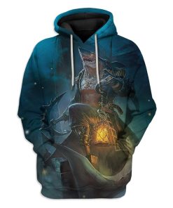 Gearhuman 3D Captain Shark Night Custom T-Shirts Hoodies Apparel AN-A14026 3D Custom Fleece Hoodies Hoodie S 