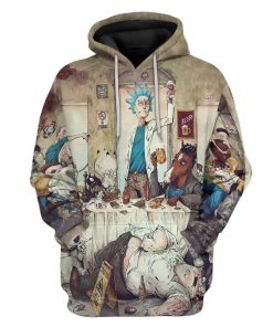 Gearhuman 3D Cartoon Multiverse Custom Hoodie Apparel GW14072 3D Custom Fleece Hoodies Hoodie S 