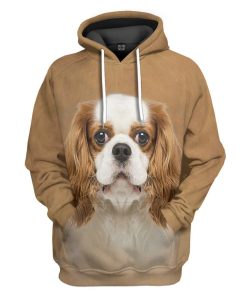 Gearhuman 3D Cavalier King Charles Spaniel Dog Tshirt Hoodie Apparel GV050310 3D Apparel Hoodie S