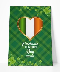 Gearhuman 3D Celebrate St Patricks Day Custom Canvas GW03035 Canvas 1 Piece Non Frame M