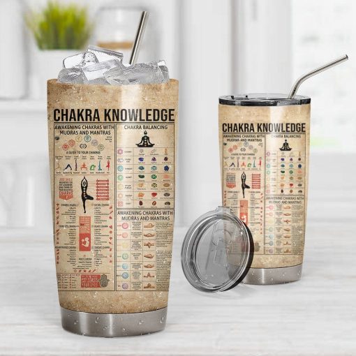 Gearhuman 3D Chakra Knowldege Custom Tumbler GB28127 Tumbler