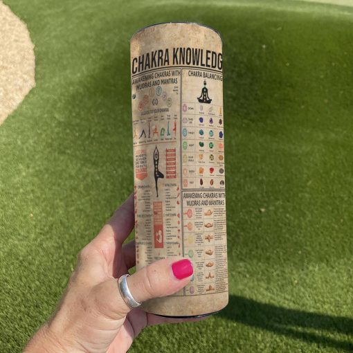 Gearhuman 3D Chakra Knowldege Custom Tumbler GB28127 Tumbler