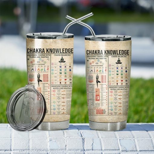 Gearhuman 3D Chakra Knowldege Custom Tumbler GB28127 Tumbler