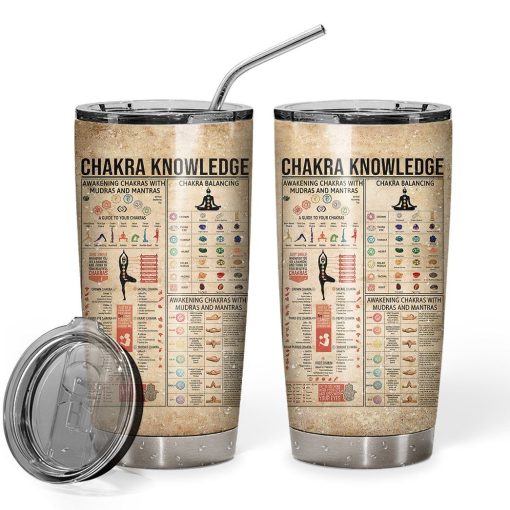 Gearhuman 3D Chakra Knowldege Custom Tumbler GB28127 Tumbler Short 20oz