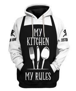 Gearhuman 3D Chef Rules Custom Name Tshirt Hoodie Apparel GB17026 3D Apparel Hoodie S