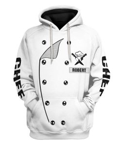 Gearhuman 3D Chef Uniform Custom Name Tshirt Hoodie Apparel GB26016 3D Apparel Hoodie S
