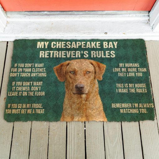 Gearhuman 3D Chesapeake Bay Retriever's Rules Doormat GK250126 Doormat