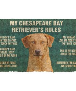 Gearhuman 3D Chesapeake Bay Retriever's Rules Doormat GK250126 Doormat Doormat S(15,8''x23,6'')