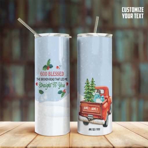 Gearhuman 3D Christmas Custom Name Tumbler GB12111 Tumbler Long 20oz