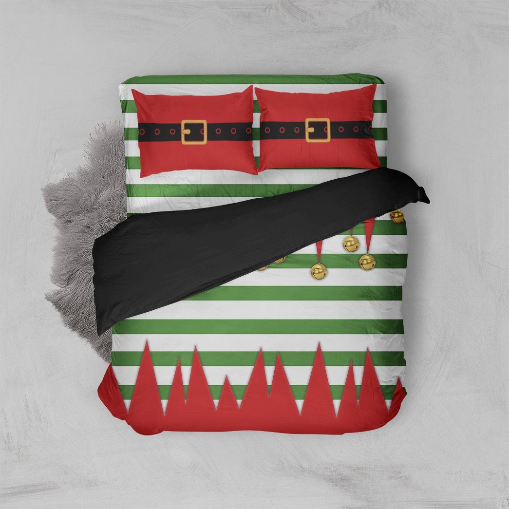 Gearhumans 3D Christmas Elf Custom Bedding Set 2 Gearhuman 3D Christmas Elf Custom Bedding Set GC06115 Bedding Set
