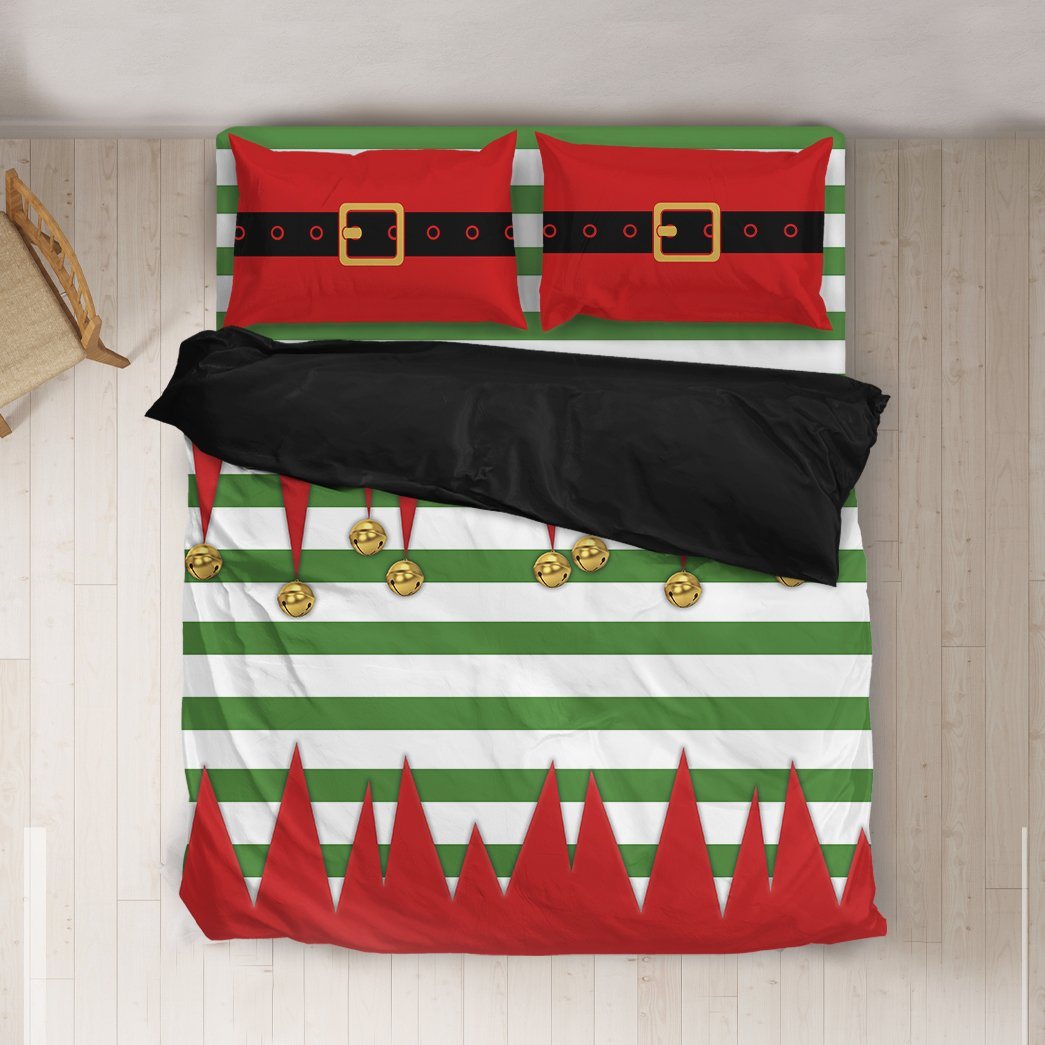 Gearhumans 3D Christmas Elf Custom Bedding Set 3 Gearhuman 3D Christmas Elf Custom Bedding Set GC06115 Bedding Set