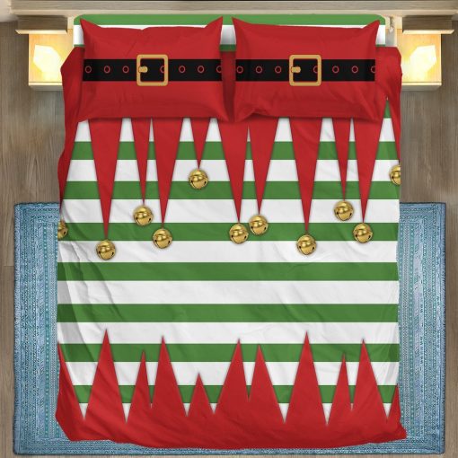 Gearhumans 3D Christmas Elf Custom Bedding Set 6 Gearhuman 3D Christmas Elf Custom Bedding Set GC06115 Bedding Set Twin 3PCS