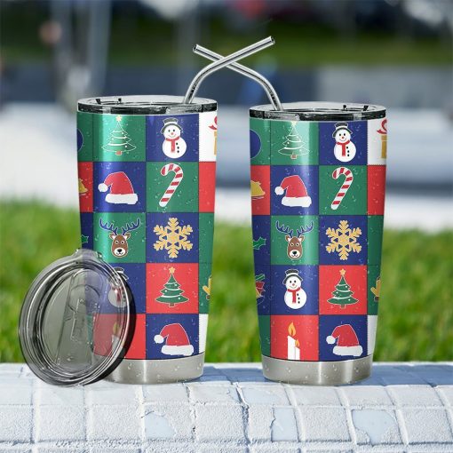 Gearhuman 3D Christmas Icon Design Vacuum Insulated Tumbler GJ07103 Tumbler