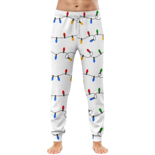 Gearhuman 3D Christmas Light Pants Custom Sweatpants Apparel GC06117 Sweatpants