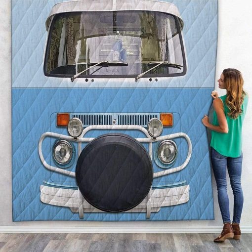 Gearhuman 3D Classic Retro Campervan Custom Quilt GV240819 Quilt Quilt Twins