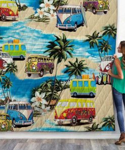 Gearhuman 3D Classic Retro Campervan Custom Quilt GV24082 Quilt Quilt Twins 
