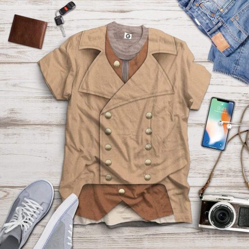 Gearhuman 3D Colonial Militia 1776 Custom Tshirt Apparel GV190810 3D T-shirt