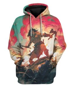 Gearhuman 3D Conan Hero Custom Hoodies Apparel GA21024 3D Custom Fleece Hoodies Hoodie S 