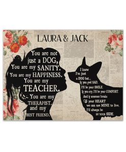 Gearhuman 3D Corgi My Best Friend Custom Name Canvas GW260113 Canvas 1 Piece Non Frame M