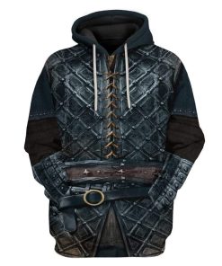 Gearhuman 3D Cosplay Bjorn Ironside Vikings Custom Fleece Hoodies Apparel GT09031 3D Custom Fleece Hoodies Hoodie S 