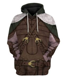 Gearhuman 3D Cosplay Dungeons And Dragons Drizzt Custom T-Shirts Hoodies Apparel HD-TA0702204 3D Custom Fleece Hoodies Hoodie S 