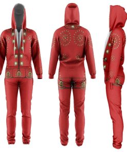 Gearhuman 3D Cosplay Elvis Presley Burning Love Jumpsuit GV27013 Jumpsuit Jumpsuit S