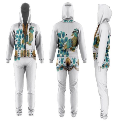Gearhuman 3D Cosplay Elvis Presley Peacock Jumpsuit GV27014 Jumpsuit Jumpsuit S