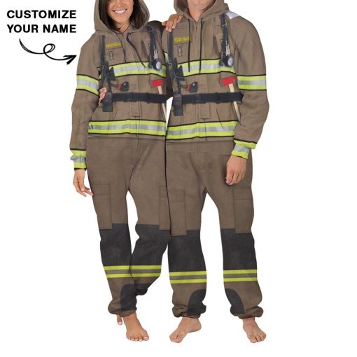 Gearhuman 3D Cosplay Firefighter Custom Name Jumpsuit GV17023 Jumpsuit