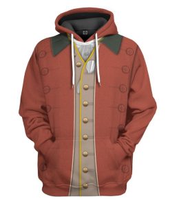 Gearhuman 3D Cosplay George Washington Custom Hoodie Apparel GV08094 3D Custom Fleece Hoodies Hoodie S 