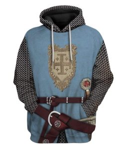 Gearhuman 3D Cosplay Kingdom Of Heaven Balian Custom Hoodies Apparel GA25024 3D Custom Fleece Hoodies Hoodie S 