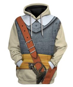 Gearhuman 3D Cosplay Oliver Cromwell Custom Fleece Hoodies Apparel GA12034 3D Custom Fleece Hoodies Hoodie S 
