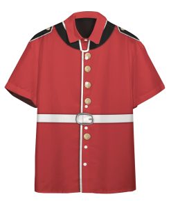 Gearhuman 3D Cosplay Queen s Guard Custom Short Sleeve Shirt CV17116 Short Sleeve Shirt Short Sleeve Shirt S