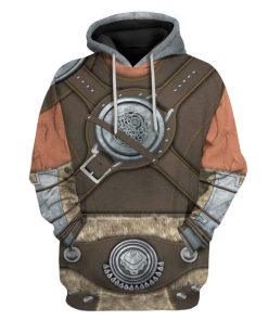 Gearhuman 3D Cosplay Skyrim Dovahkiin Dragonborn Custom T-Shirts Hoodies Apparel CO-T14021 3D Custom Fleece Hoodies Hoodie S 