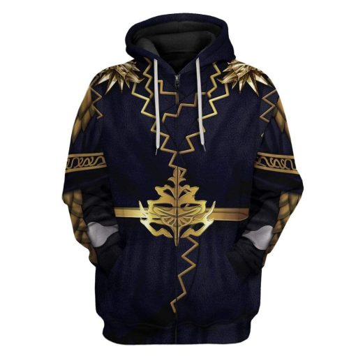 Gearhuman 3D Cosplay Skyrim Miraak Custom Hoodies Apparel GA27021 3D Custom Fleece Hoodies Zip Hoodie S