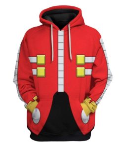 Gearhuman 3D Cosplay Sonic Dr Eggman Custom Fleece Hoodie Apparel GA27032 3D Custom Fleece Hoodies Hoodie S 