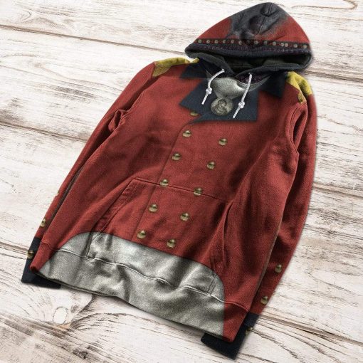 Gearhuman 3D Cosplay Tecumseh Custom Fleece Hoodies Apparel GA06031 3D Custom Fleece Hoodies