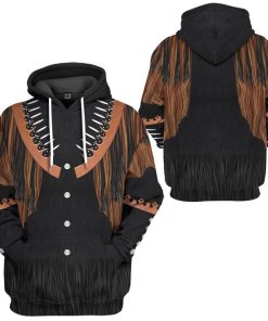 Gearhuman 3D Cowboy Jacket N1 Cosplay Custom Tshirt Hoodie Apparel GK24021 3D Apparel Hoodie S