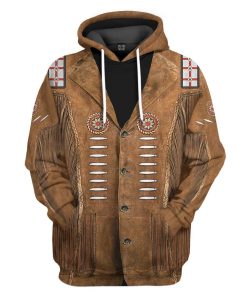 Gearhuman 3D Cowboy Jacket N3 Cosplay Custom Tshirt Hoodie Apparel GK24023 3D Apparel Hoodie S