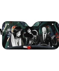 Gearhuman 3D Creepypasta Custom Car Auto Sunshade GW21094 Auto Sunshade 57''x27.5'' 