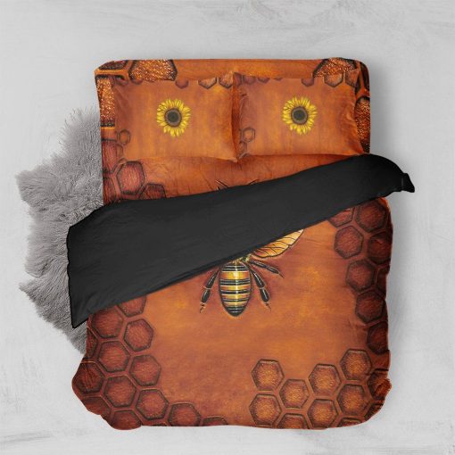 Gearhuman 3D Custom Bedding Set Love Bee GB10113 Bedding Set